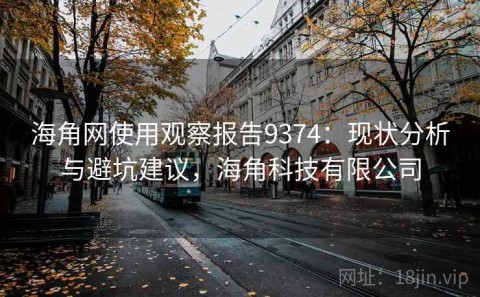 海角网使用观察报告9374：现状分析与避坑建议，海角科技有限公司
