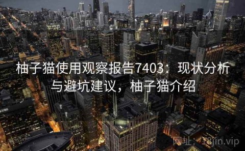 柚子猫使用观察报告7403：现状分析与避坑建议，柚子猫介绍