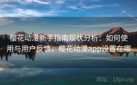 樱花动漫新手指南现状分析：如何使用与用户反馈，樱花动漫app设置在哪
