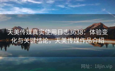 天美传媒真实使用日志3638：体验变化与关键结论，天美传媒作品介绍