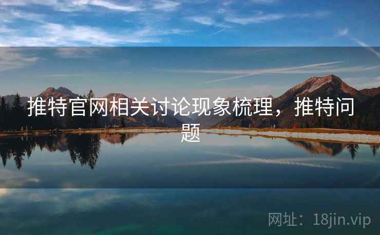 推特官网相关讨论现象梳理，推特问题